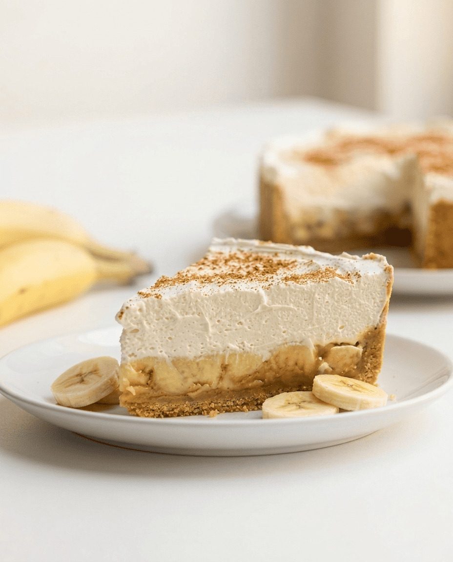 Sobremesa Banoffee: torta de banana com chantilly, canela e fatias de banana fresca